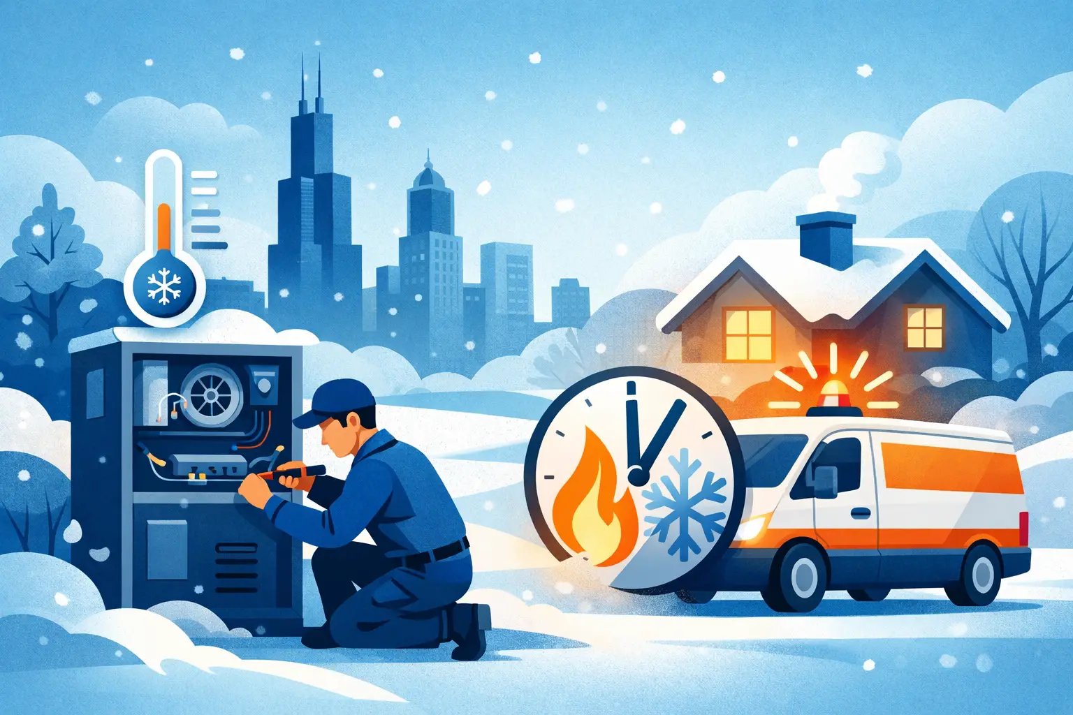 24 Hour Furnace Repair Chicago When Heat Stops