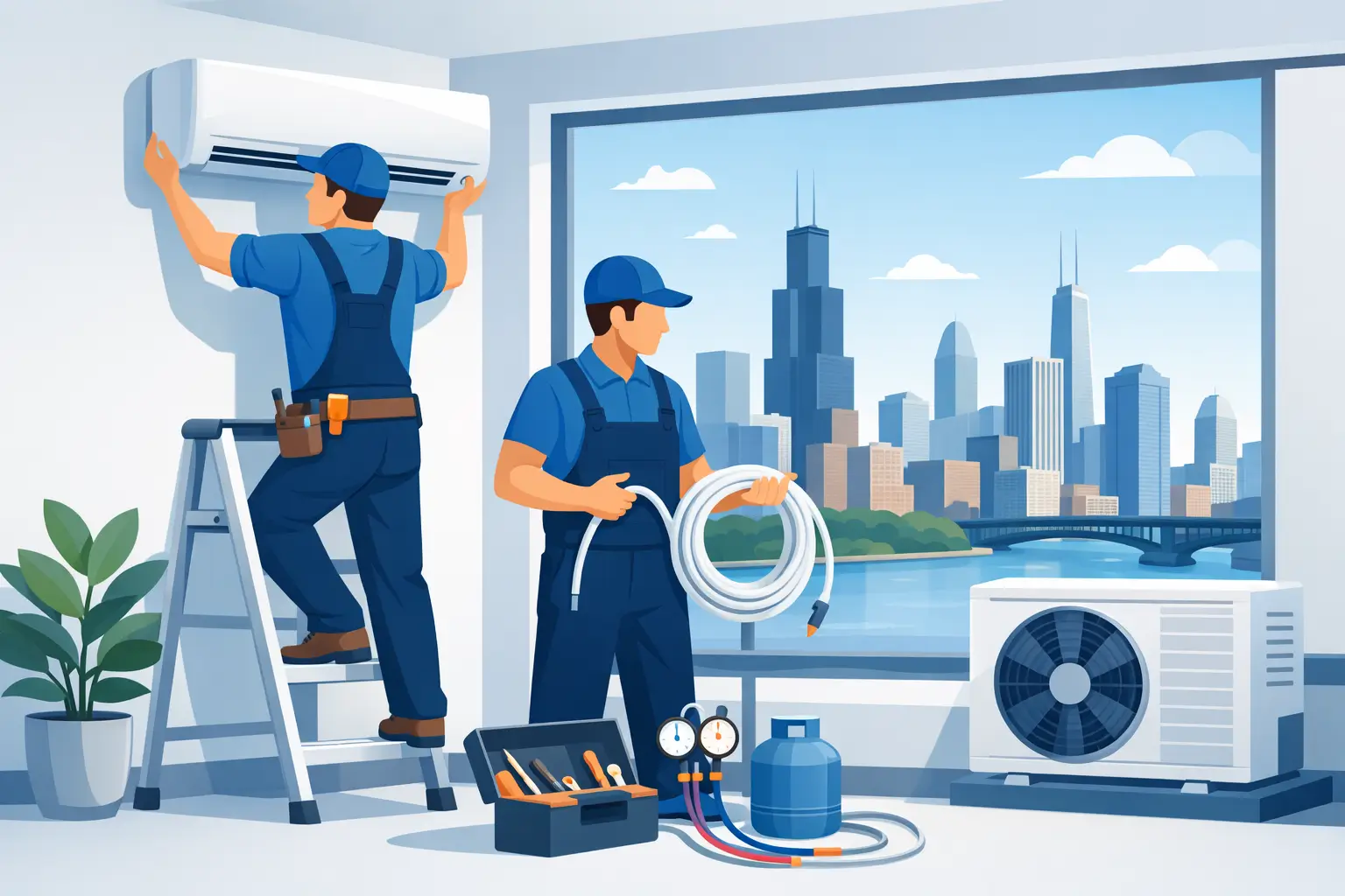 Air Conditioner Installation Chicago Made Clear