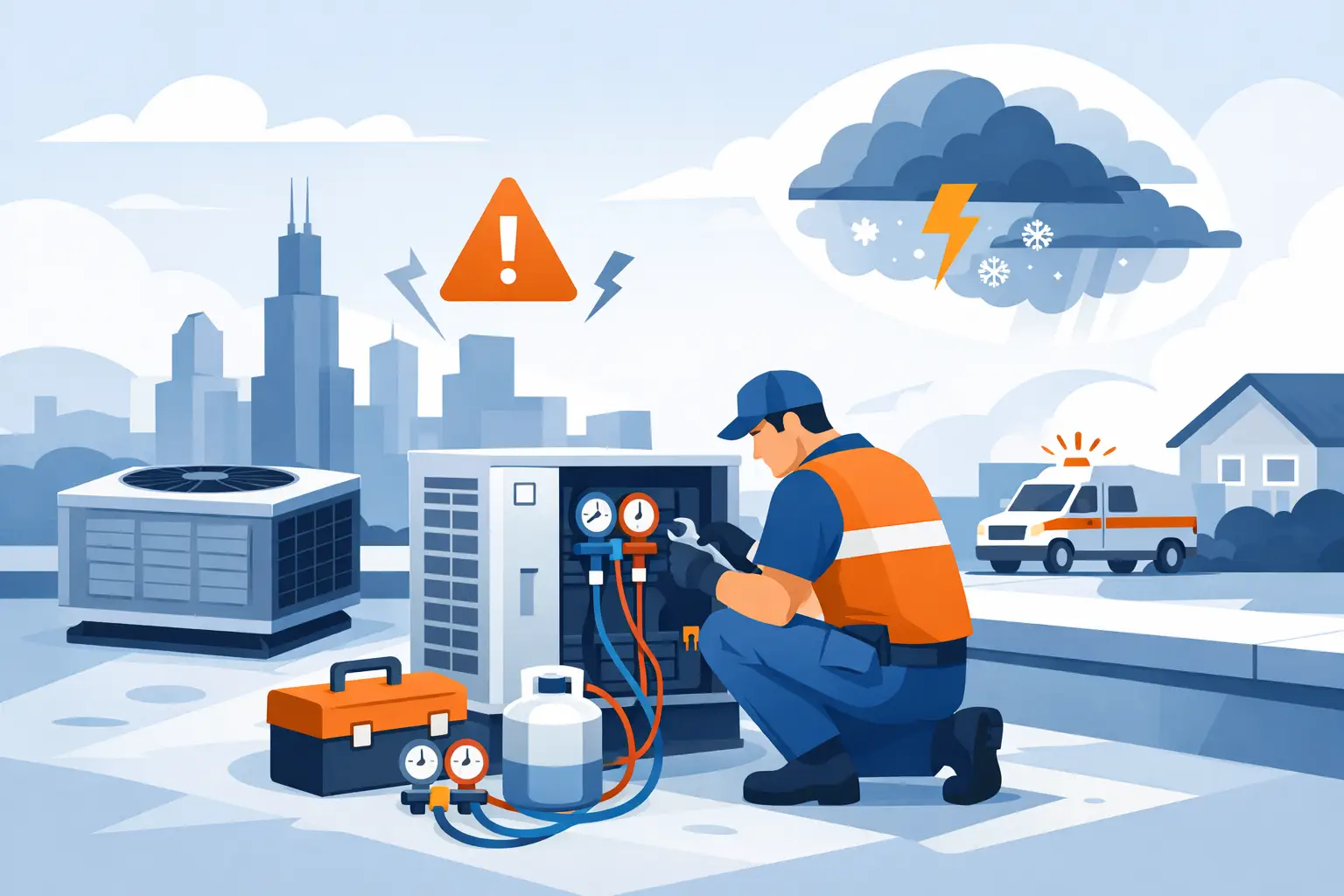 Emergency HVAC Repair Chicago: What to Do Now