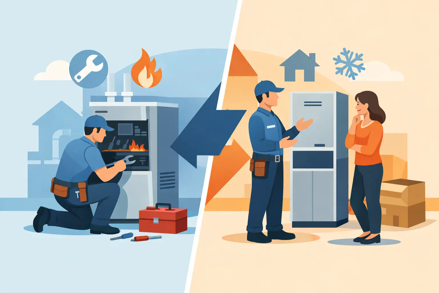Furnace Repair Versus Replacement Decisions