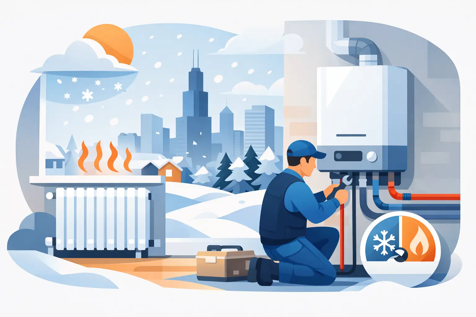 Heating System Installation Chicago for Winter